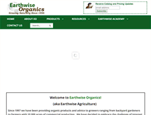 Tablet Screenshot of earthwiseagriculture.net